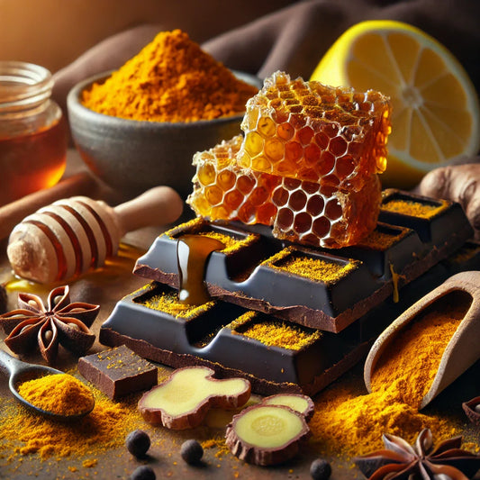 Nutritional Benefits of Key Ingredients in Sapphy’s Spiced Honeycomb Dark Chocolate