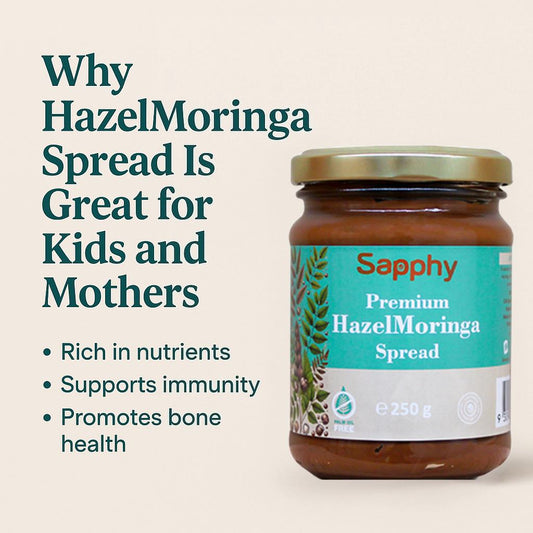 Why Sapphy's HazelMoringa Spread Is a Smart Choice for Kids and Mothers