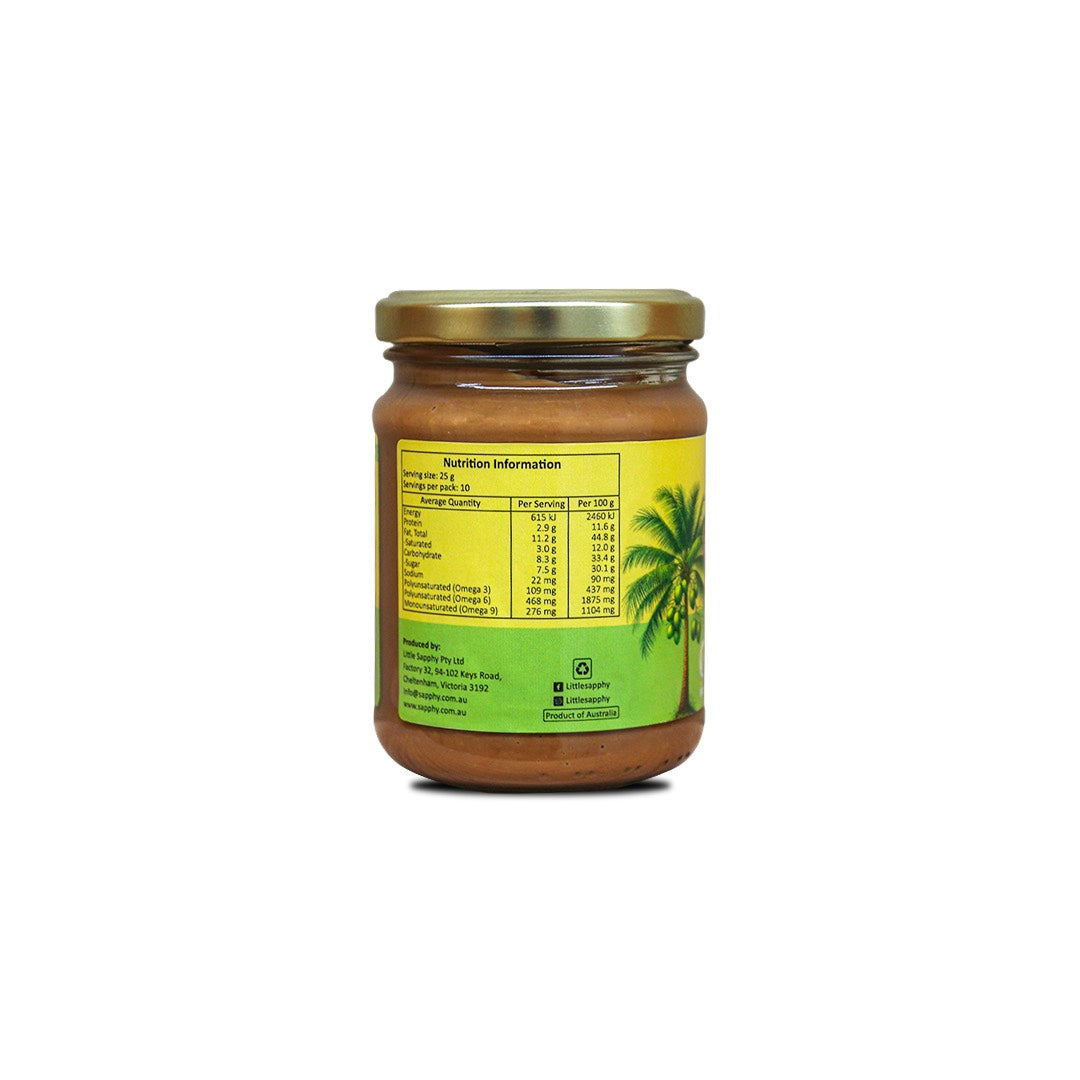 Sapphy Premium HazelCoconut Spread – 250g | Coconut-Infused Hazelnut Spread | Palm Oil-Free