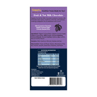 Sapphy Premium Fruit & Nut Milk Chocolate – 80g | Made with Coconut Sugar & Roasted Nuts